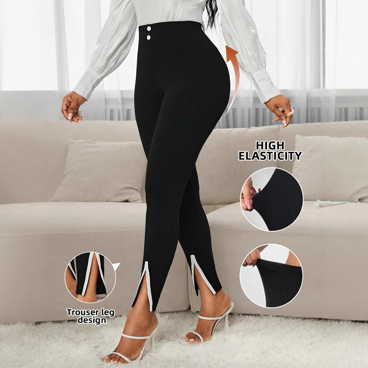 European And American Elegant Commuting Slim - fit Pants – travel - inspired 0 by Aroundtheworldinarush