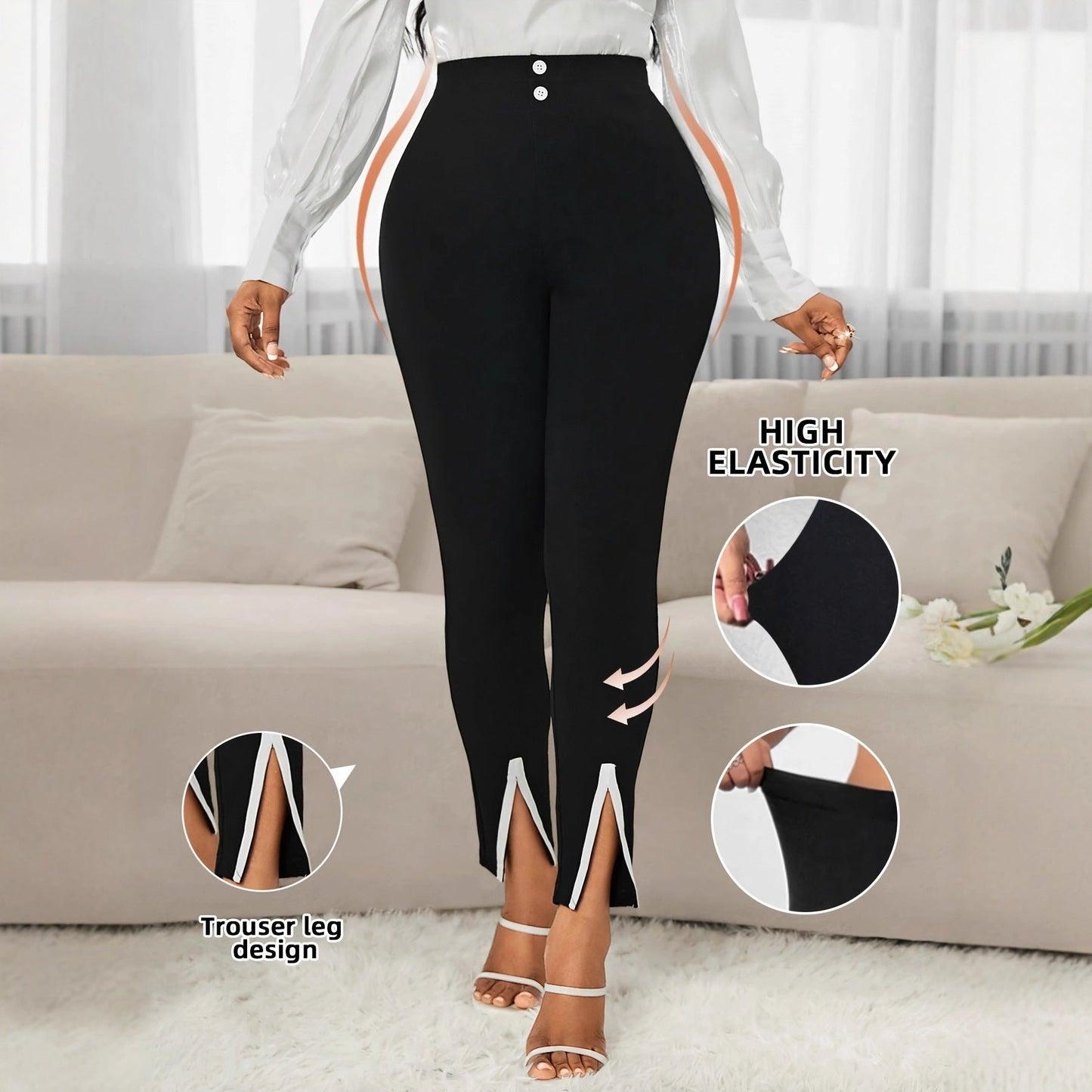 European And American Elegant Commuting Slim - fit Pants – travel - inspired 0 by Aroundtheworldinarush
