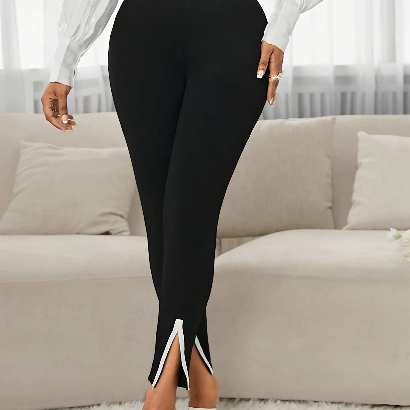 European And American Elegant Commuting Slim - fit Pants – travel - inspired 0 by Aroundtheworldinarush