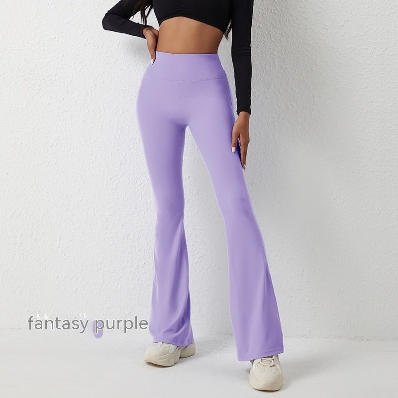 High Waisted Hip Lifting Tight Pants And Wide Leg Fitness Pants – travel - inspired 0 by Aroundtheworldinarush