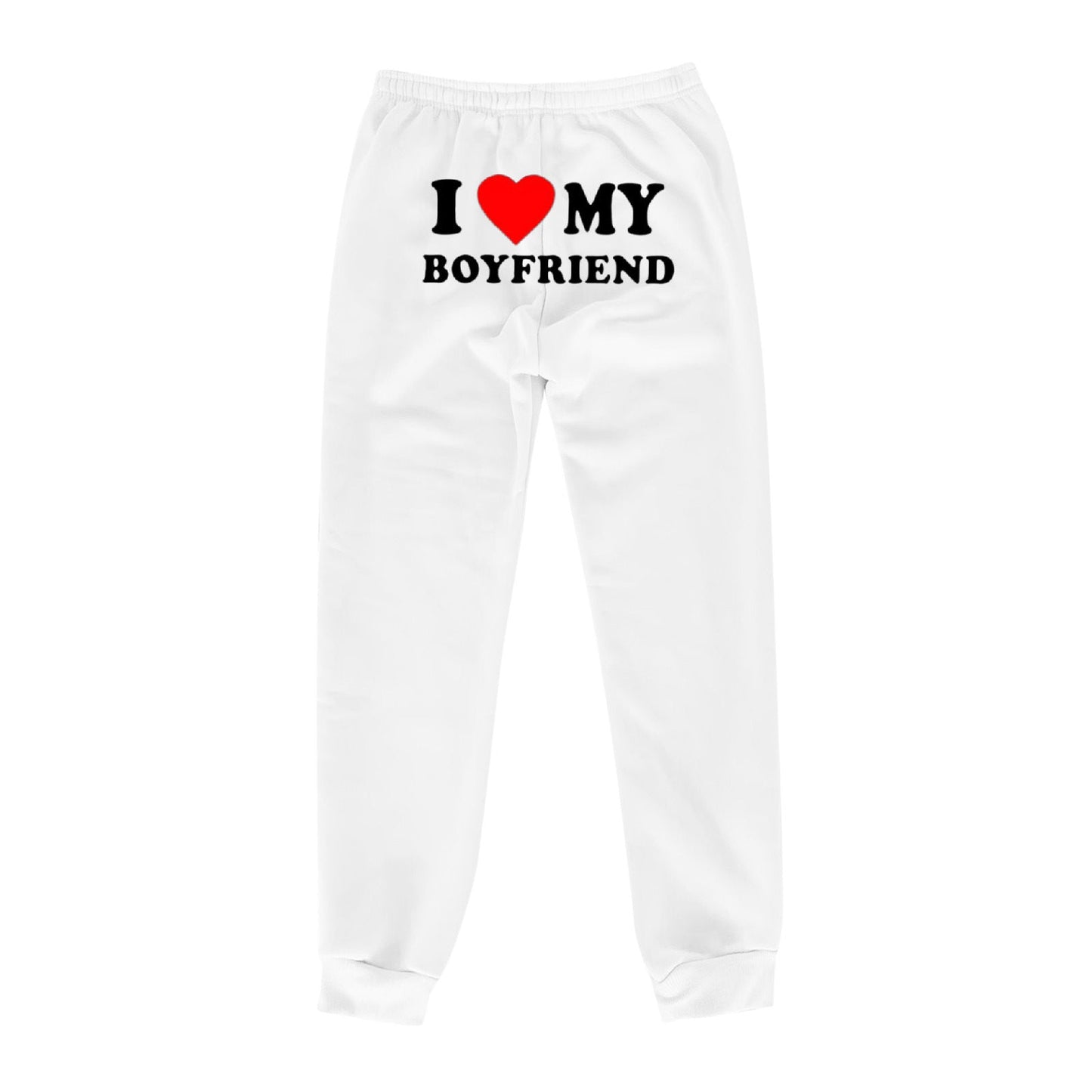 I Love MY BOYFRIEND Printed Trousers Casual Sweatpants Men And Women Sports Pants – travel - inspired 0 by Aroundtheworldinarush