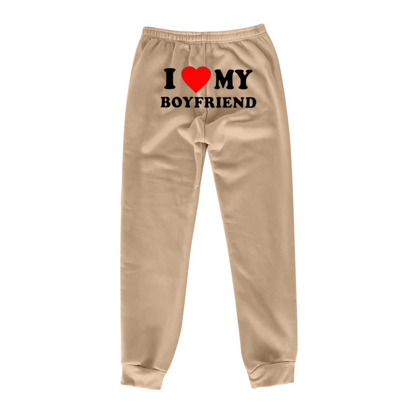 I Love MY BOYFRIEND Printed Trousers Casual Sweatpants Men And Women Sports Pants – travel - inspired 0 by Aroundtheworldinarush
