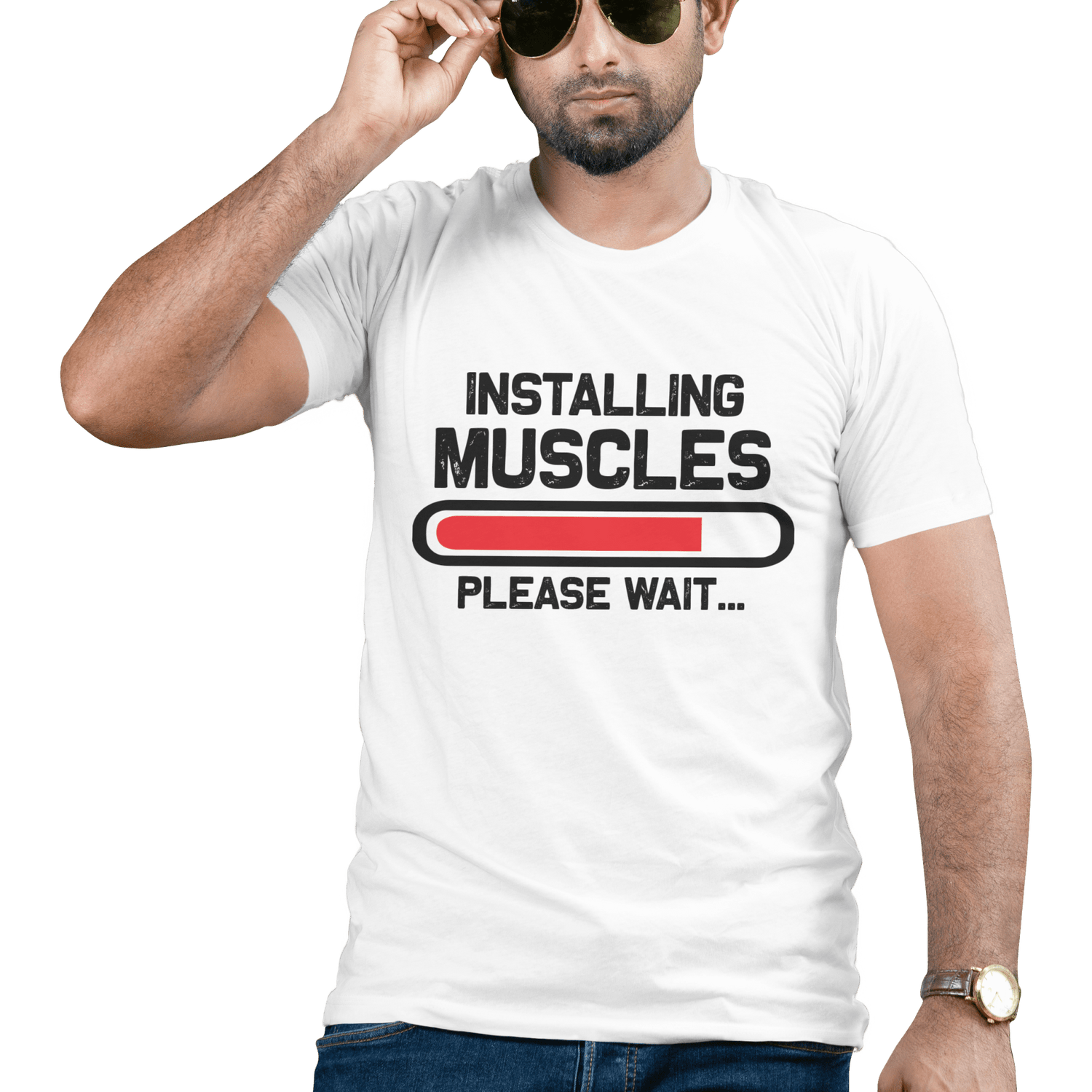 Installing Muscles Please Wait – travel - inspired Clothing by Aroundtheworldinarush