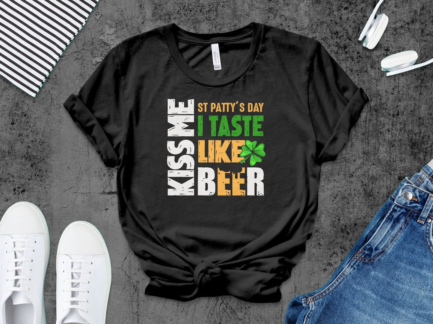 Kiss Me I Taste Like Beer – travel - inspired Clothing by Aroundtheworldinarush