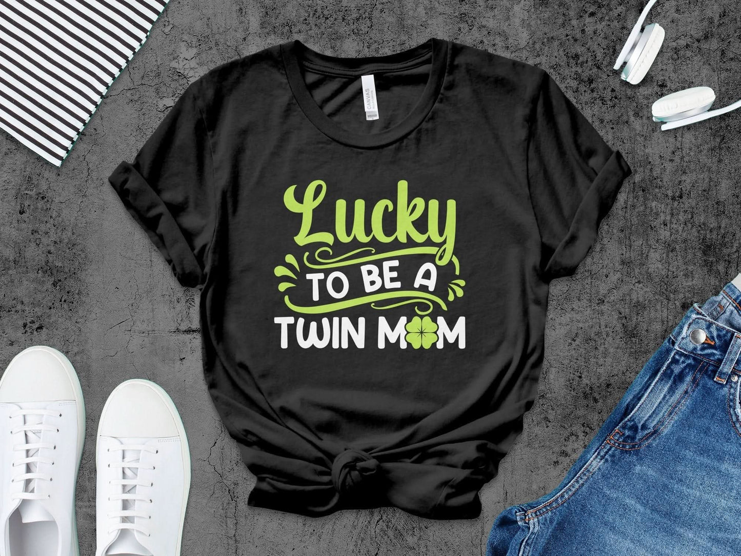 Luck to Be a Twin Mom – travel - inspired Clothing by Aroundtheworldinarush