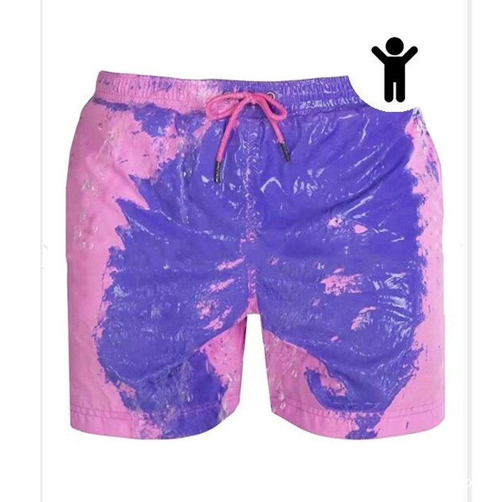 Magical Change Color Beach Shorts Summer Men Swimming Trunks Swimwear Swimsuit Quick Dry bathing shorts Beach Pant – travel - inspired 0 by Aroundtheworldinarush