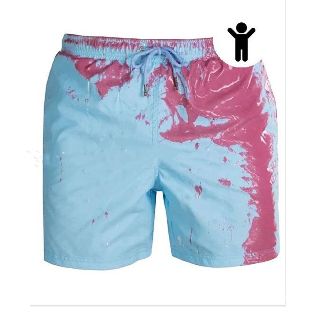 Magical Change Color Beach Shorts Summer Men Swimming Trunks Swimwear Swimsuit Quick Dry bathing shorts Beach Pant – travel - inspired 0 by Aroundtheworldinarush