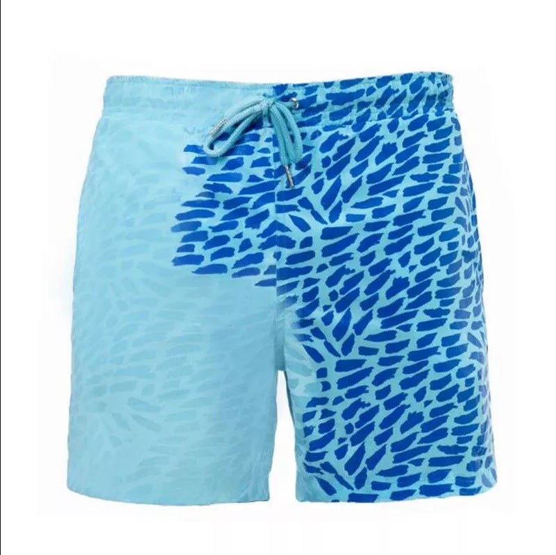 Magical Change Color Beach Shorts Summer Men Swimming Trunks Swimwear Swimsuit Quick Dry bathing shorts Beach Pant – travel - inspired 0 by Aroundtheworldinarush