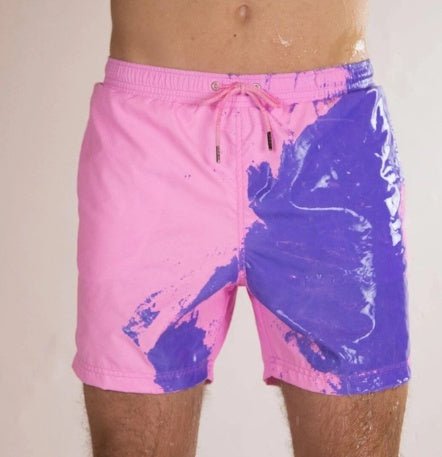 Magical Change Color Beach Shorts Summer Men Swimming Trunks Swimwear Swimsuit Quick Dry bathing shorts Beach Pant – travel - inspired 0 by Aroundtheworldinarush