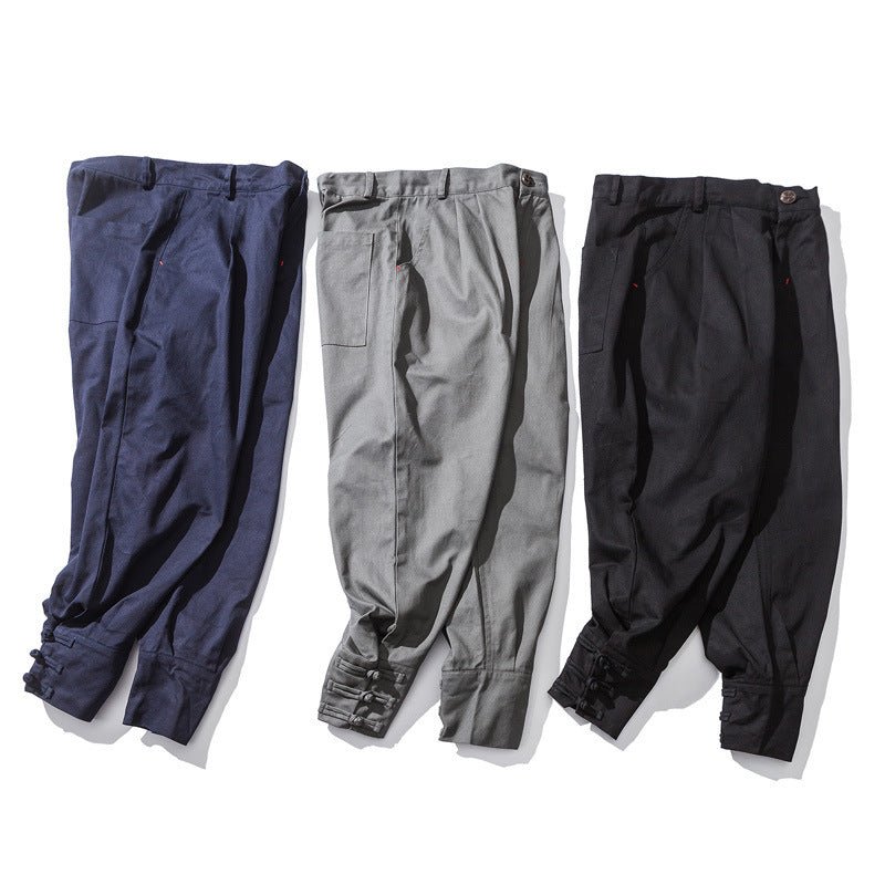 Men's mouth buckle casual pants – travel - inspired 0 by Aroundtheworldinarush