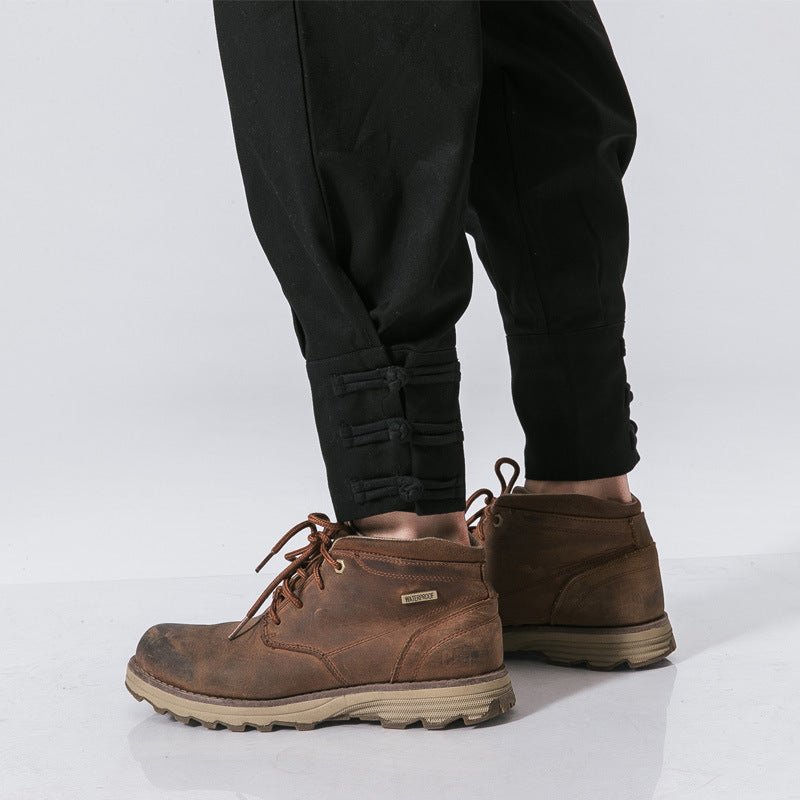 Men's mouth buckle casual pants – travel - inspired 0 by Aroundtheworldinarush