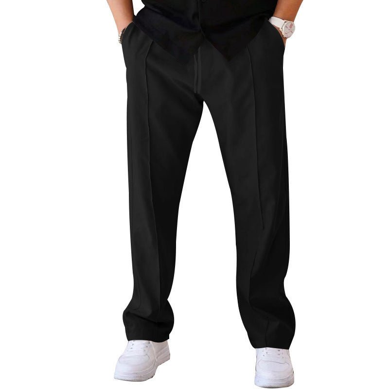 Men's Trousers Sports Casual Loose Straight Pants With Drawstring Design Clothing – travel - inspired 4 by Aroundtheworldinarush
