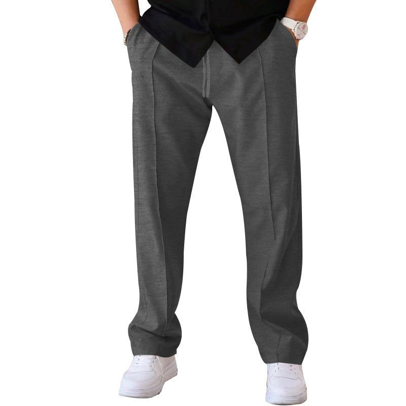 Men's Trousers Sports Casual Loose Straight Pants With Drawstring Design Clothing – travel - inspired 4 by Aroundtheworldinarush