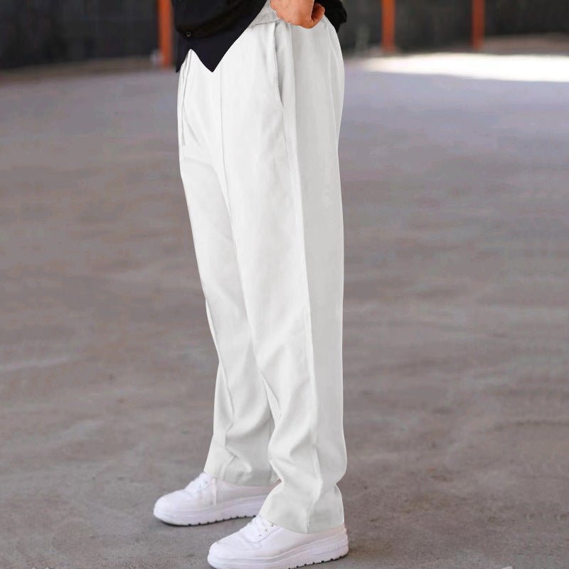 Men's Trousers Sports Casual Loose Straight Pants With Drawstring Design Clothing – travel - inspired 4 by Aroundtheworldinarush
