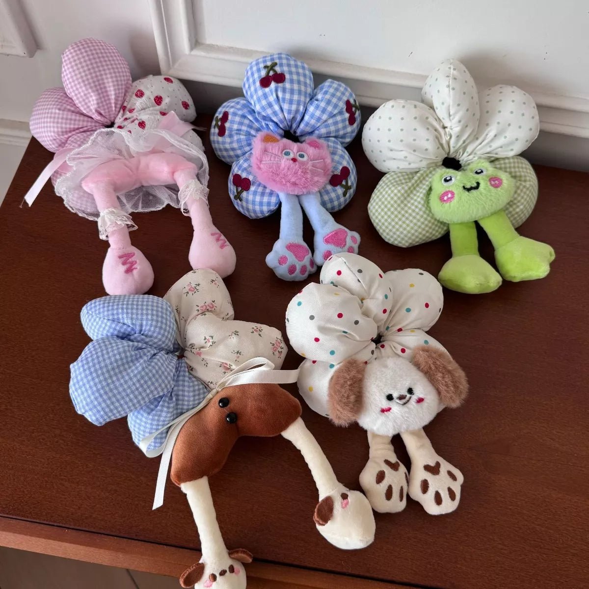 Printed Animal Shaped Hair Scrunchy – travel - inspired by Aroundtheworldinarush