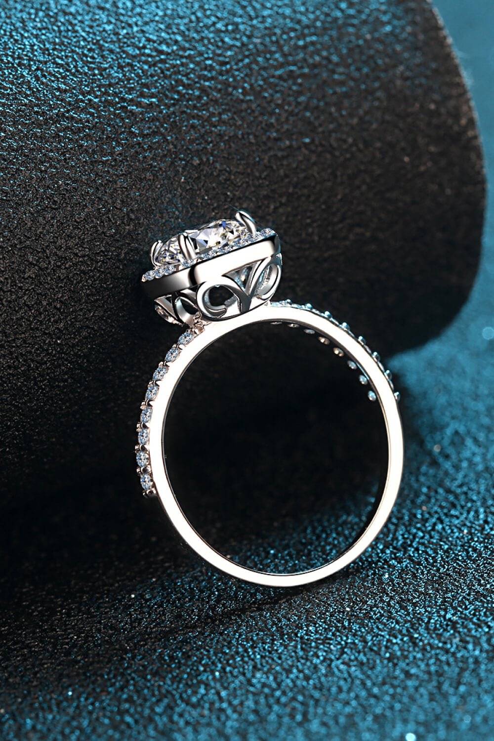 Square Moissanite Ring – travel - inspired by Aroundtheworldinarush