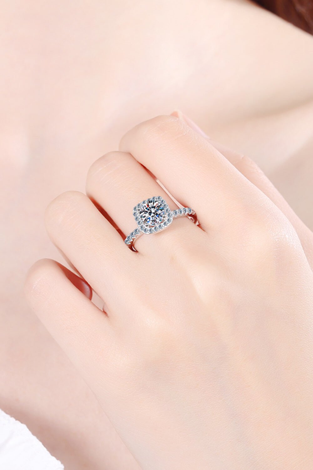 Square Moissanite Ring – travel - inspired by Aroundtheworldinarush