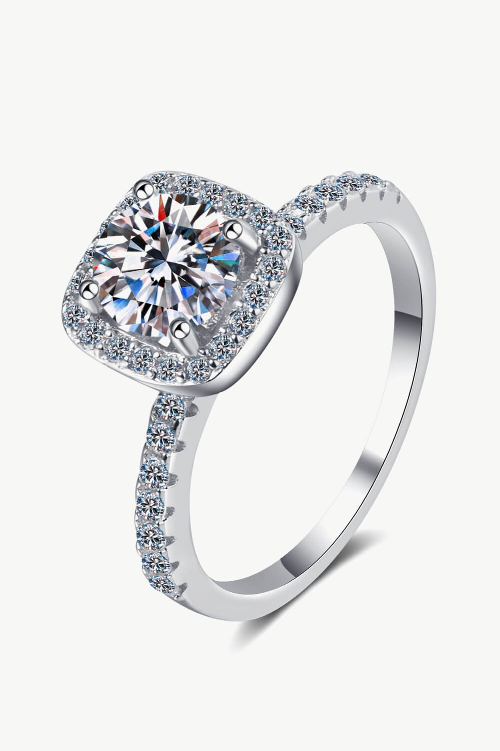 Square Moissanite Ring – travel - inspired by Aroundtheworldinarush