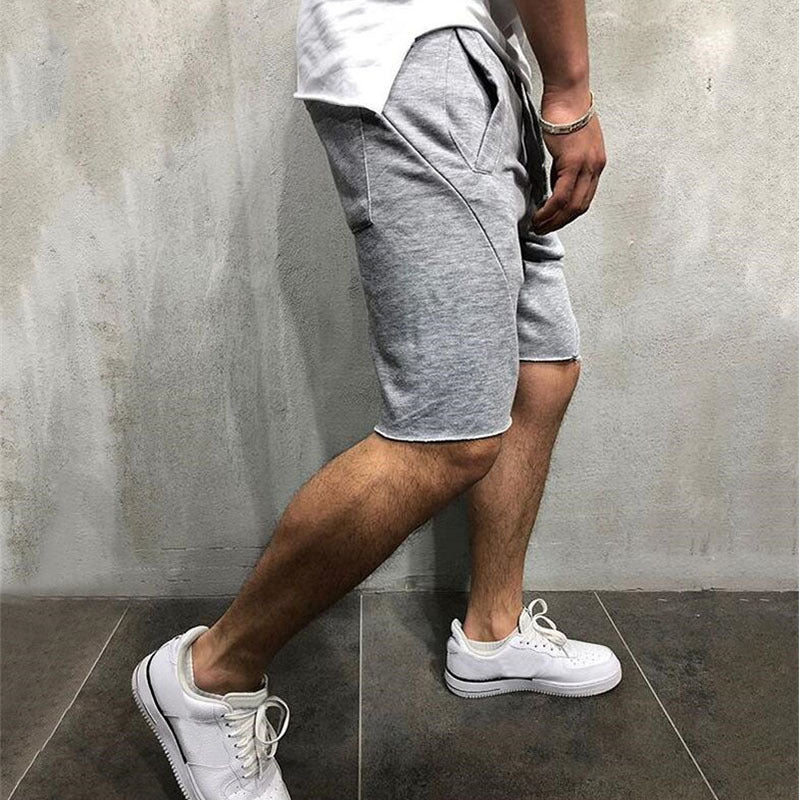 summer mens gym sports sport grey shorts for men – travel - inspired 0 by Aroundtheworldinarush
