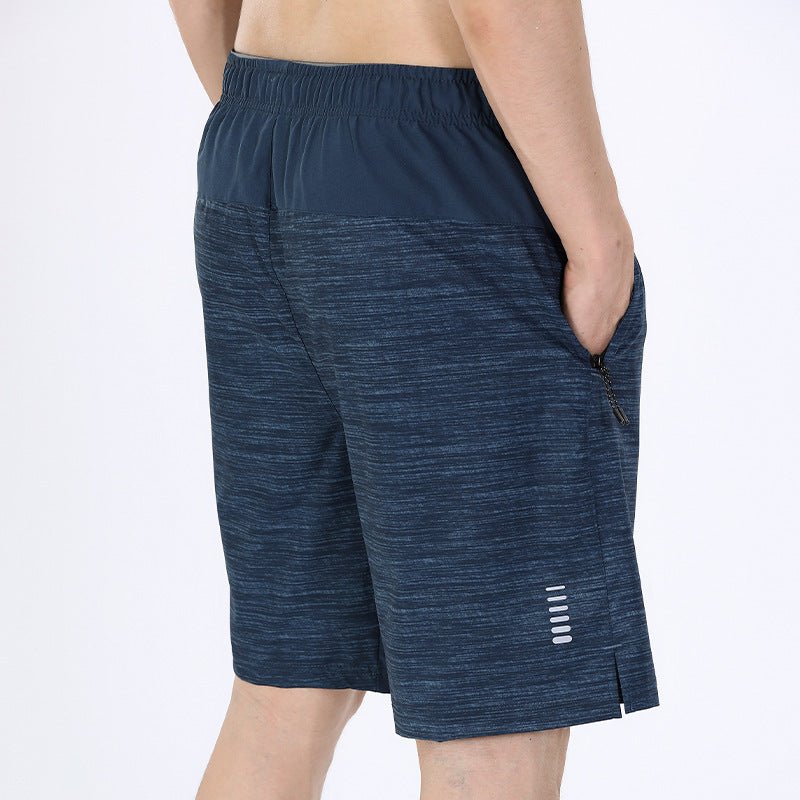 Summer Men's Gyms Shorts Bodybuilding Clothing Men Fitness Zipper Pathwork Workout Cotton Shorts – travel - inspired 0 by Aroundtheworldinarush