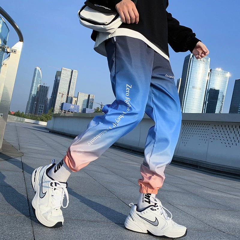 Trendy Gradient Color Trousers Men – travel - inspired 0 by Aroundtheworldinarush