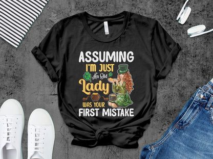 Assuming I'm Just An Old Lady Was Your First Mistake – travel - inspired Clothing by Aroundtheworldinarush