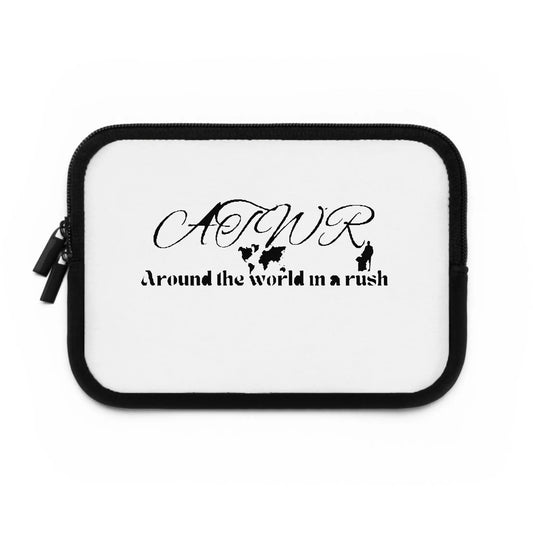 ATWIAR Logo — 7 - inch Tablet Sleeve – travel - inspired by Aroundtheworldinarush