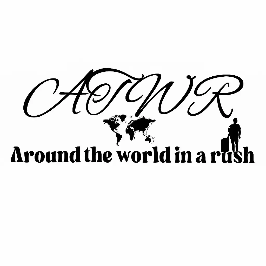 ATWIAR Logo — Scented Candle (4oz Coconut - Apricot Wax) – travel - inspired by Aroundtheworldinarush
