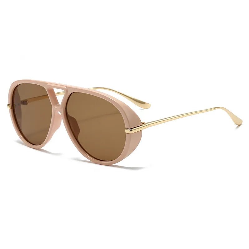 Aviator Fashion Sunglasses with Yellow Tinted Lenses – travel - inspired by Aroundtheworldinarush