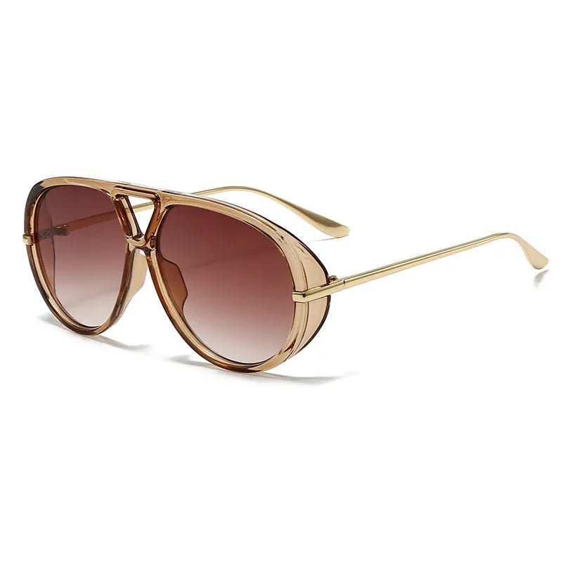 Aviator Fashion Sunglasses with Yellow Tinted Lenses – travel - inspired by Aroundtheworldinarush