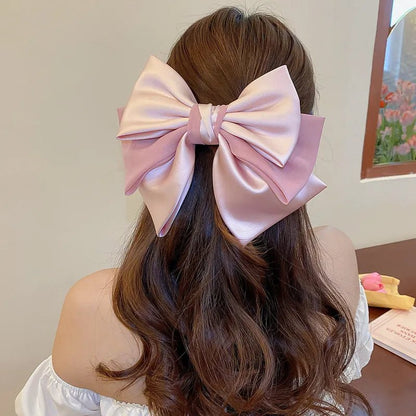 Bow Cloth Hair Clip – travel - inspired by Aroundtheworldinarush