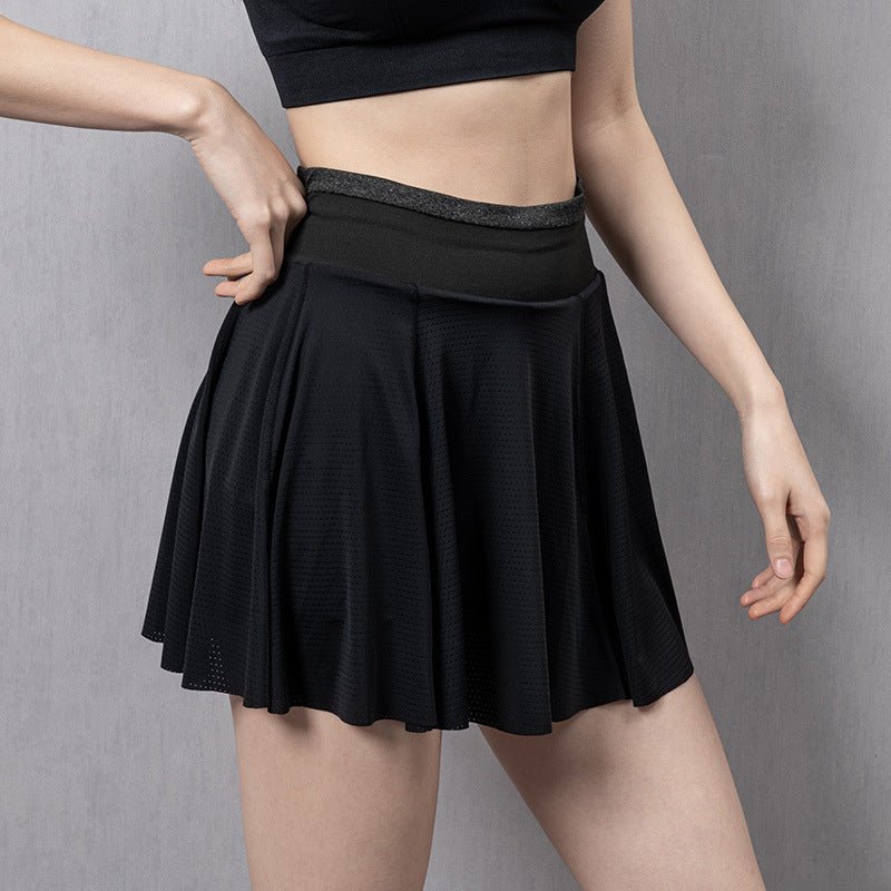 Cloud Hide Women Tennis Skirts Running Golf Badmintion Pantskirt Sports Gym Fitness Shorts Phone Pocket High Waist Sport Skort – travel - inspired 0 by Aroundtheworldinarush