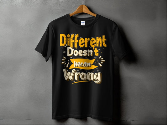 Different doesn't mean wrong – travel - inspired Clothing by Aroundtheworldinarush