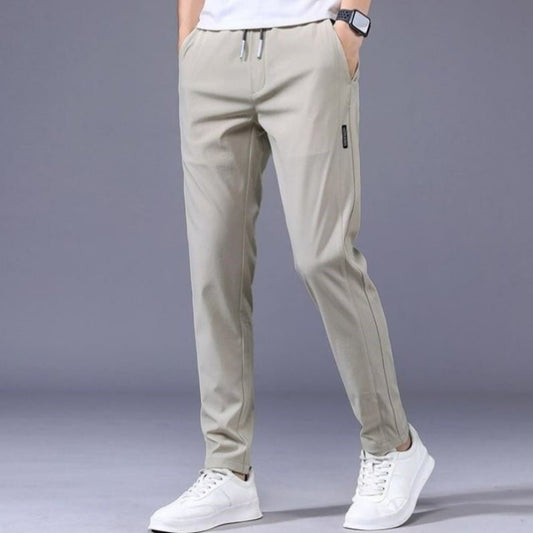 Drawstring Trousers Thin Casual Pants Korean Version Loose Straight Sweatpants Mens Clothing – travel - inspired 0 by Aroundtheworldinarush