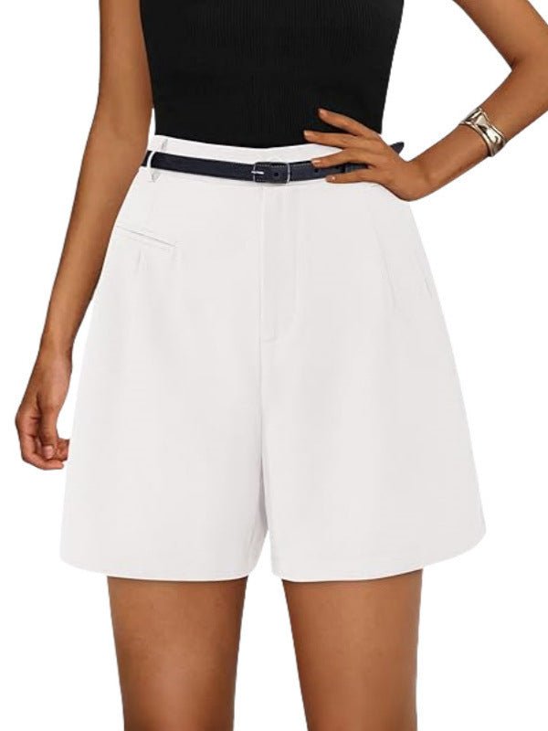 Elastic High Waist Wide Leg Casual Shorts – travel - inspired 0 by Aroundtheworldinarush
