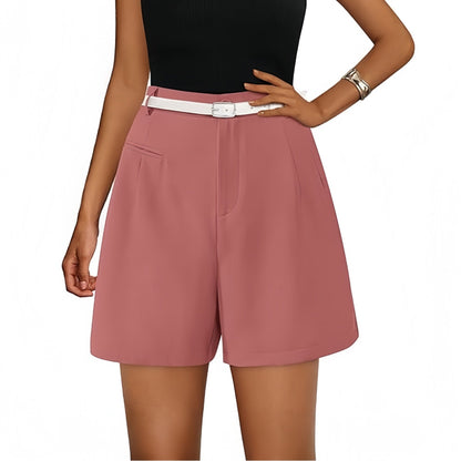 Elastic High Waist Wide Leg Casual Shorts – travel - inspired 0 by Aroundtheworldinarush