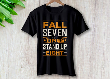 Fall Seven Times Stand Up Eight – travel - inspired Clothing by Aroundtheworldinarush