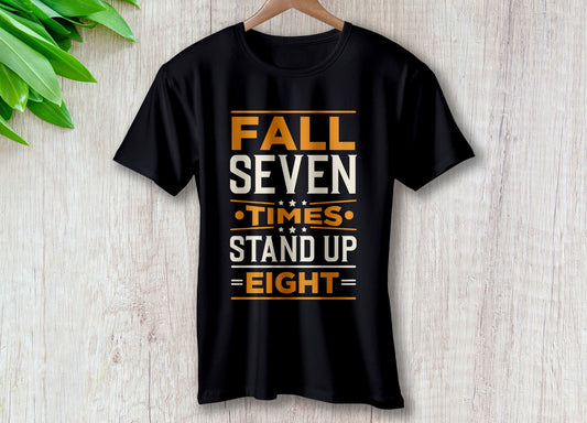 Fall Seven Times Stand Up Eight – travel - inspired Clothing by Aroundtheworldinarush