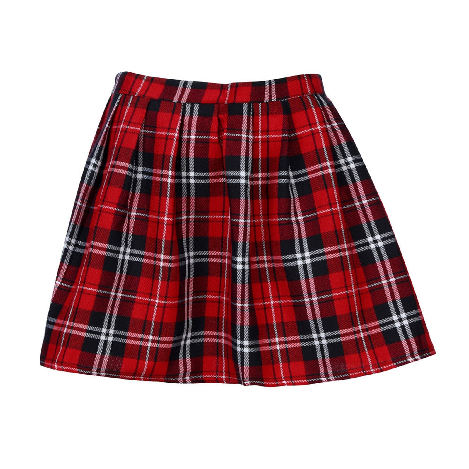 Fashion Women's Plaid Mid - waist Pleated Skirt – travel - inspired 0 by Aroundtheworldinarush