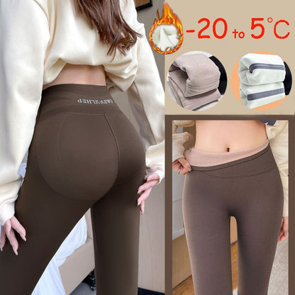 Fleece Thickened Leggings Winter - 20 To 5 Shark Pants For Women High Waist Tight Skinny Tummy Control Buttocks Slimming Yoga Pants – travel - inspired 4 by Aroundtheworldinarush