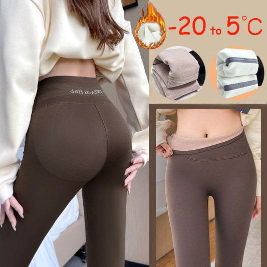 Fleece Thickened Leggings Winter - 20 To 5 Shark Pants For Women High Waist Tight Skinny Tummy Control Buttocks Slimming Yoga Pants – travel - inspired 4 by Aroundtheworldinarush