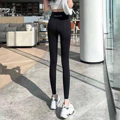Fleece Thickened Leggings Winter - 20 To 5 Shark Pants For Women High Waist Tight Skinny Tummy Control Buttocks Slimming Yoga Pants – travel - inspired 4 by Aroundtheworldinarush