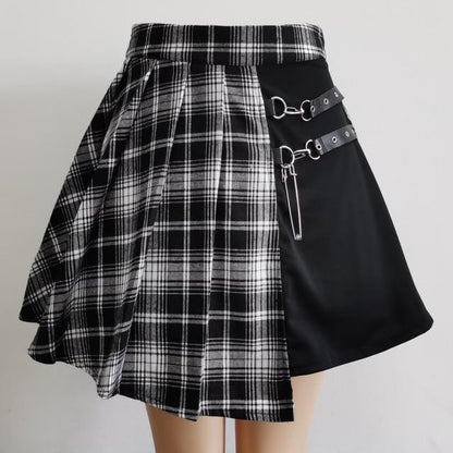 Gothic Pleated Short Skirt Skirt Women – travel - inspired 0 by Aroundtheworldinarush