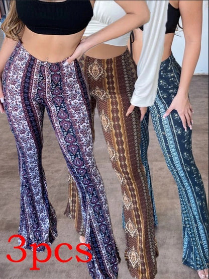 High Elastic Tight Pants Slim Sexy Print Trousers Womens Clothing – travel - inspired 0 by Aroundtheworldinarush