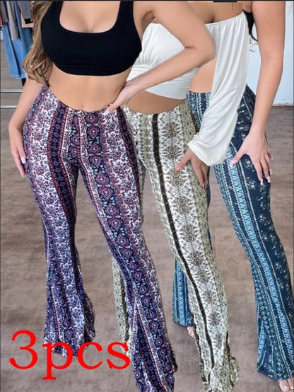 High Elastic Tight Pants Slim Sexy Print Trousers Womens Clothing – travel - inspired 0 by Aroundtheworldinarush