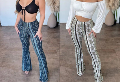High Elastic Tight Pants Slim Sexy Print Trousers Womens Clothing – travel - inspired 0 by Aroundtheworldinarush