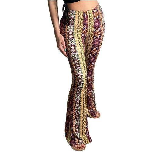 High Elastic Tight Pants Slim Sexy Print Trousers Womens Clothing – travel - inspired 0 by Aroundtheworldinarush