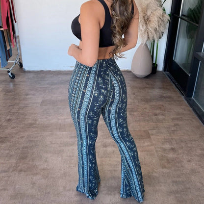 High Elastic Tight Pants Slim Sexy Print Trousers Womens Clothing – travel - inspired 0 by Aroundtheworldinarush