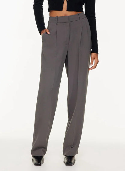 High Waist Straight Trousers With Pockets Wide Leg Casual Pants For Women – travel - inspired 0 by Aroundtheworldinarush