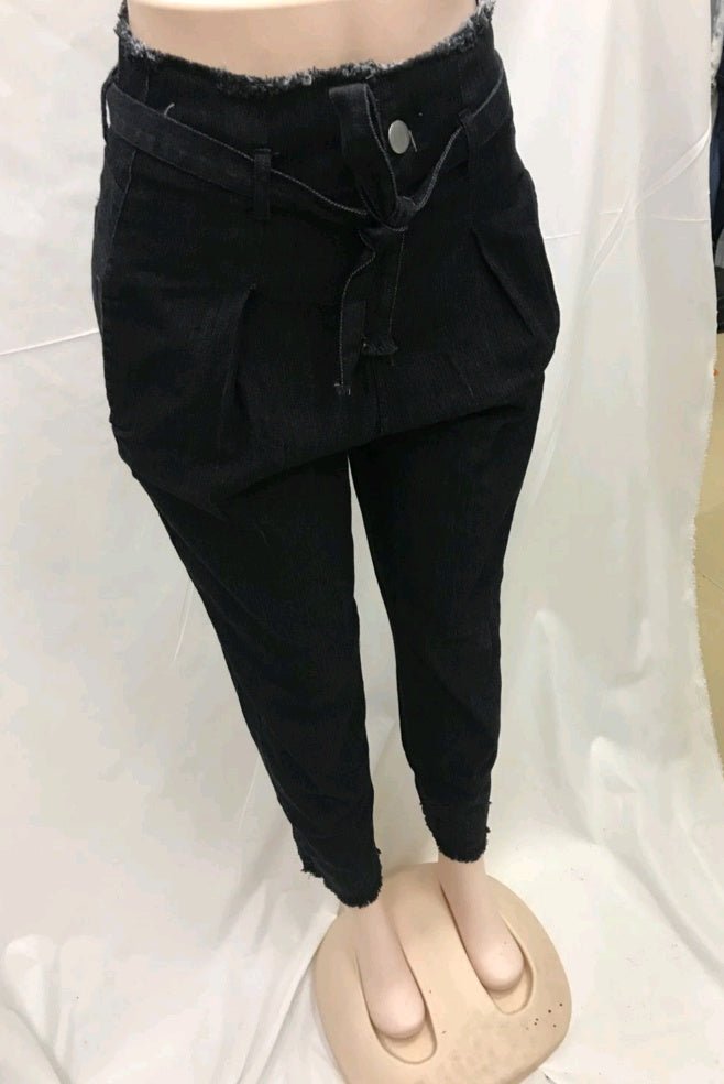 High - waisted Washed Pencil Pants Spring Sexy Temperament European And American Plus Size Denim Jeans For Women – travel - inspired 0 by Aroundtheworldinarush